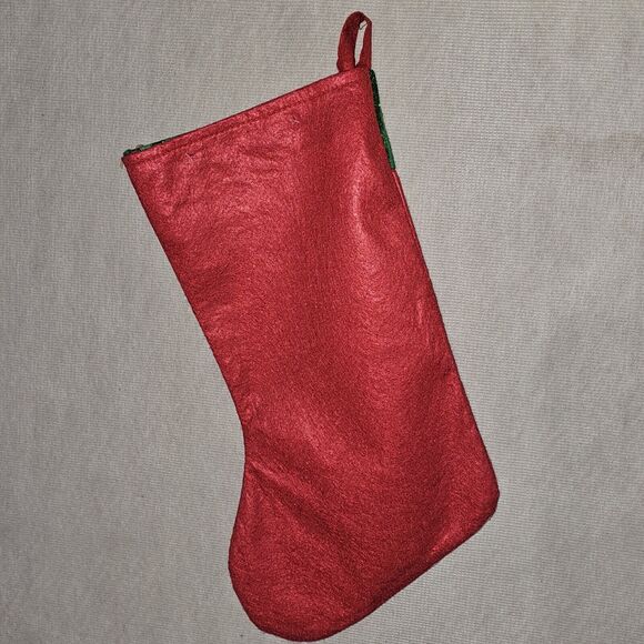 Frosty The Snowman Handmade Felt Christmas Stocking Holiday Decor Never Used - Picture 5 of 5